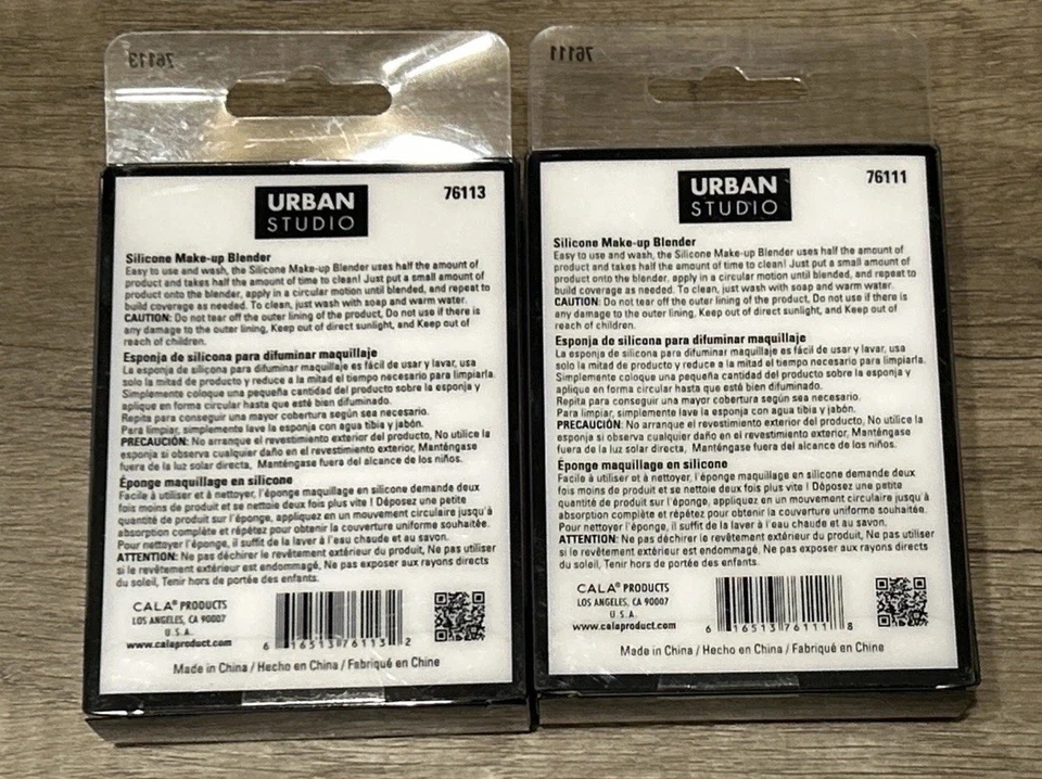 Urban Studio от Cala 76113 силиконовый макияж косметический блендер и 76111 лот из 10 - Изображение 2 из 4