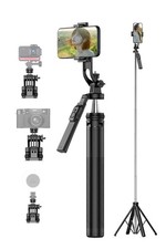 Selfie Stick Tripod Extendable Tripod for  Selfie Stick with Detachable Hold...