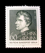 Germany Stamps Sc 9N461 Achim von Arnim 60 Pfennig 1981 Mint MH