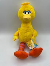 NEW Sesame Street Yellow BIG BIRD 16" Plush Just Play Kids Workshop Tags Toccata