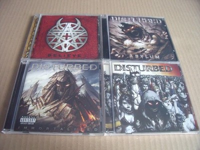 4 x Disturbed - Immortalized + Believe + Asylum + Ten Thousand Fists