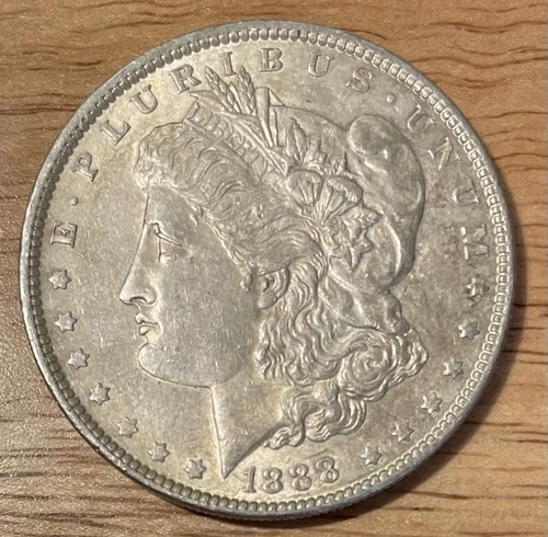 1888 Morgan Silver Dollar $1 Coin Circulated 0.9 Fineness US Silver