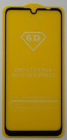Xiaomi Redmi 7 Pro Schwarz 5D Full Cover Panzer Glas 9H Displayschutz Hartglas