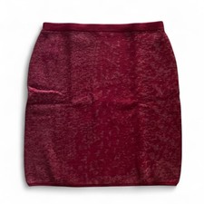 Eileen Fisher Skirt Berry Pattern Sz P M Merino Wool