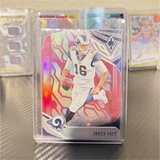 Jared Goff #51 Pink refractor RARE Error #’d 205/199 = 1/1 🔥2018 Panini Phoenix