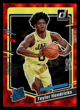 Taylor Hendricks 2023-24 Donruss RED INTERNATIONAL #208 Utah Jazz RATED ROOKIE