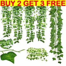 Artificial Hanging Plant Fake Vine Ivy Leaf Greenery Garland Decor Party Wedding