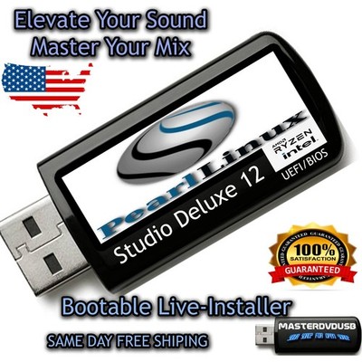 Pearl Linux Studio Deluxe 12   Bootable USB Installer   2025 Release  