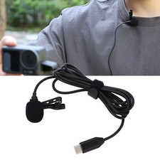 Lavalier Microphone Action Camera Microphone with Type C Interface for