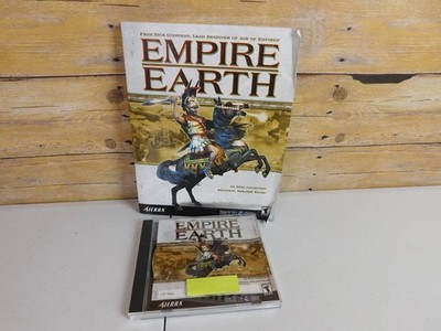Empire Earth PC CD-ROM Video Game w/ Manual & CD Key Sierra Stainless Steel