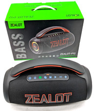 Zealot P12 Portable Bluetooth Speaker Powerful Bass RGB Lights Wireless