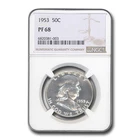 1953 Franklin Half Dollar PF-68 NGC