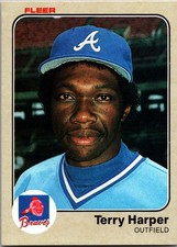 1983 Fleer Terry Harper #137
