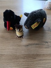 Steiff Tiere Konvolut 3 Stück – Plüschtiere  – Original Knopf im Ohr 