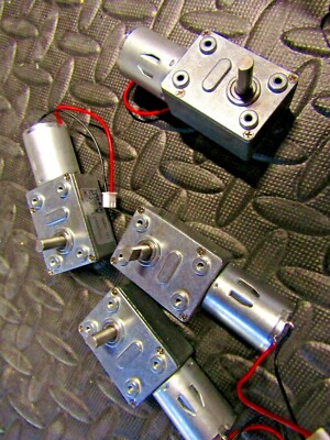 DC 12V 6RPM Slow Speed High Torque Mini Electric Metal 370 Turbo Worm Gear Motor