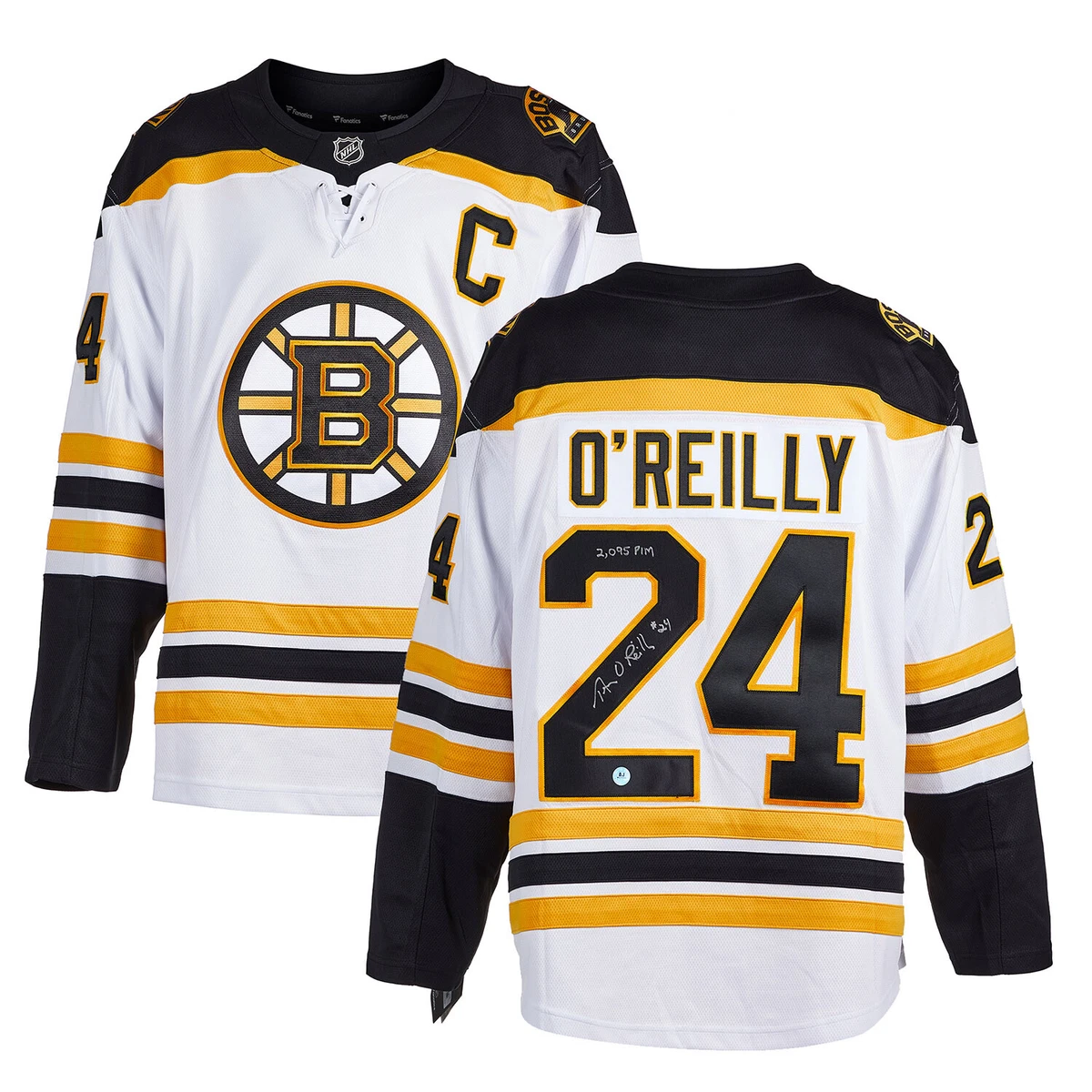 Terry O Reilly Boston Bruins Signed White Fanatics Jersey 5