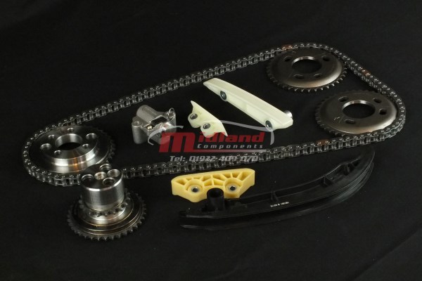 TPUK Timing Chain Kit For Ford Transit Mk7 2.4 RWD (2006+) - Includes Gears, Chain & Guides (TTC2.4)