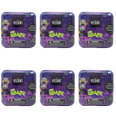 Disney Villains Chibi Snapz - Lot of 6 Sealed Blind Cubes