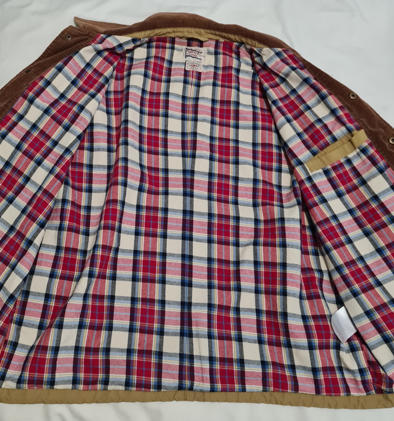Duffer of St George Japan Vintage Nylon Blend Field Jacket Beige Size M uk 40 image 5