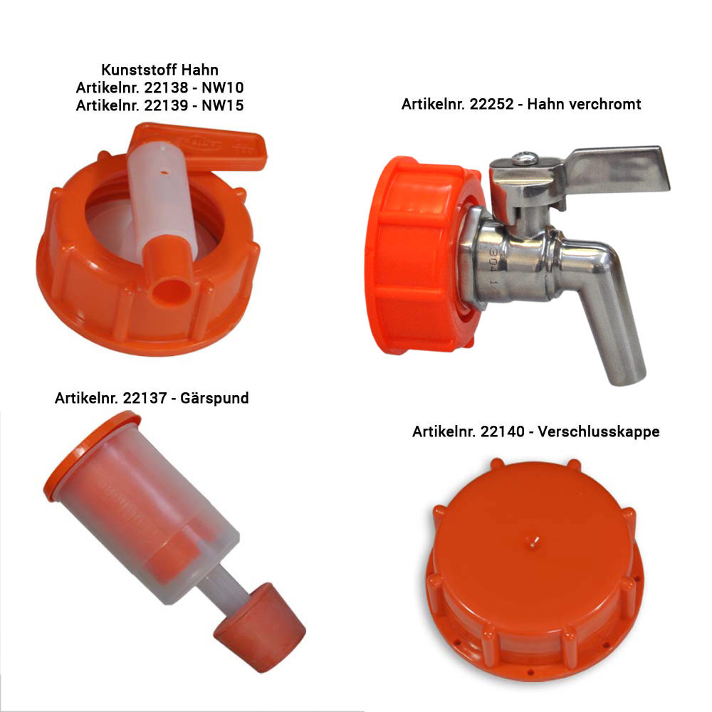 Speidel Auslaufhahn Edelstahl 8mm - Passt Auf Alle Speidel Getränkefässer