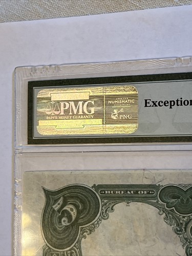 1907 $5 Legal Tender Woodchopper Large Size Note PMG Graded "Ch XF 45 EPQ" Fr#91 - Picture 18 of 20