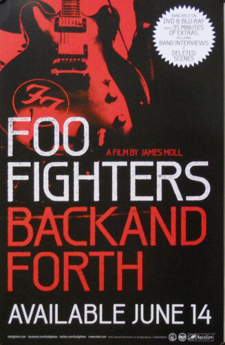 FOO FIGHTERS , BACK & FORTH POSTER (F5) - Picture 1 of 1