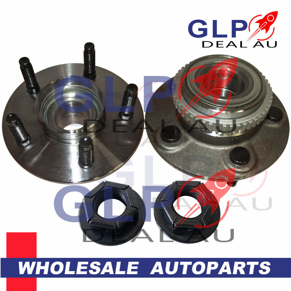 Front Wheel Bearing Hub+Nut for Ford AU BA BF Falcon Fairmont XR6 XR8
