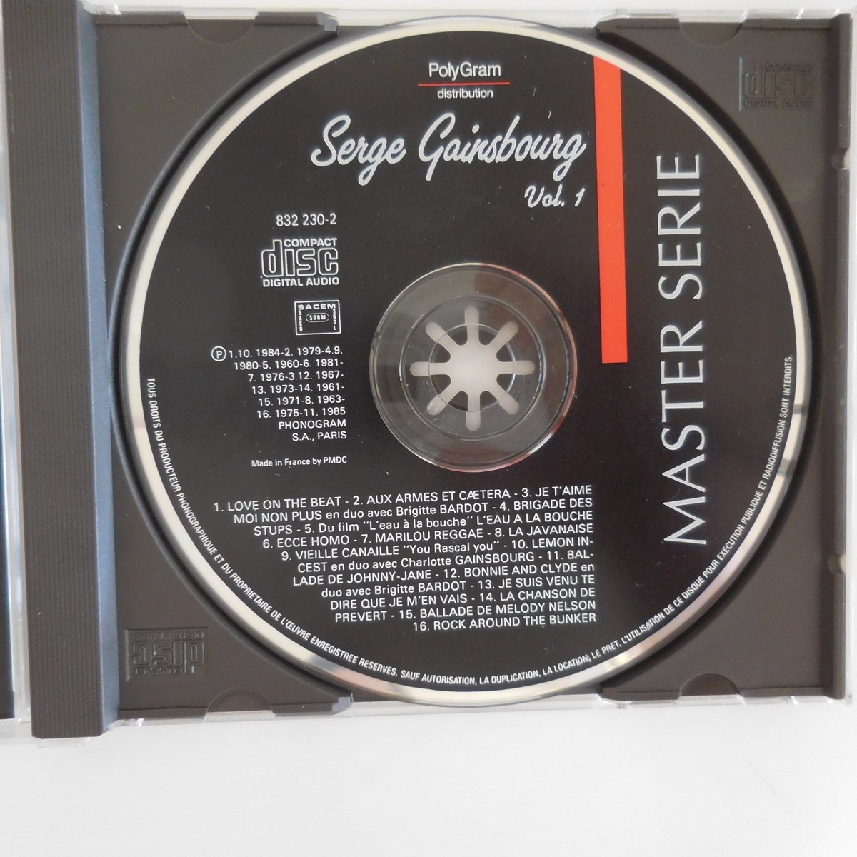 Serge Gainsbourg Master Serie Set 2 CD 834227 | eBay