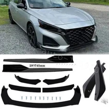 For Nissan Altima 2019-23 Front Bumper Spoiler Body Kit+Side Skirt+Rear Lip