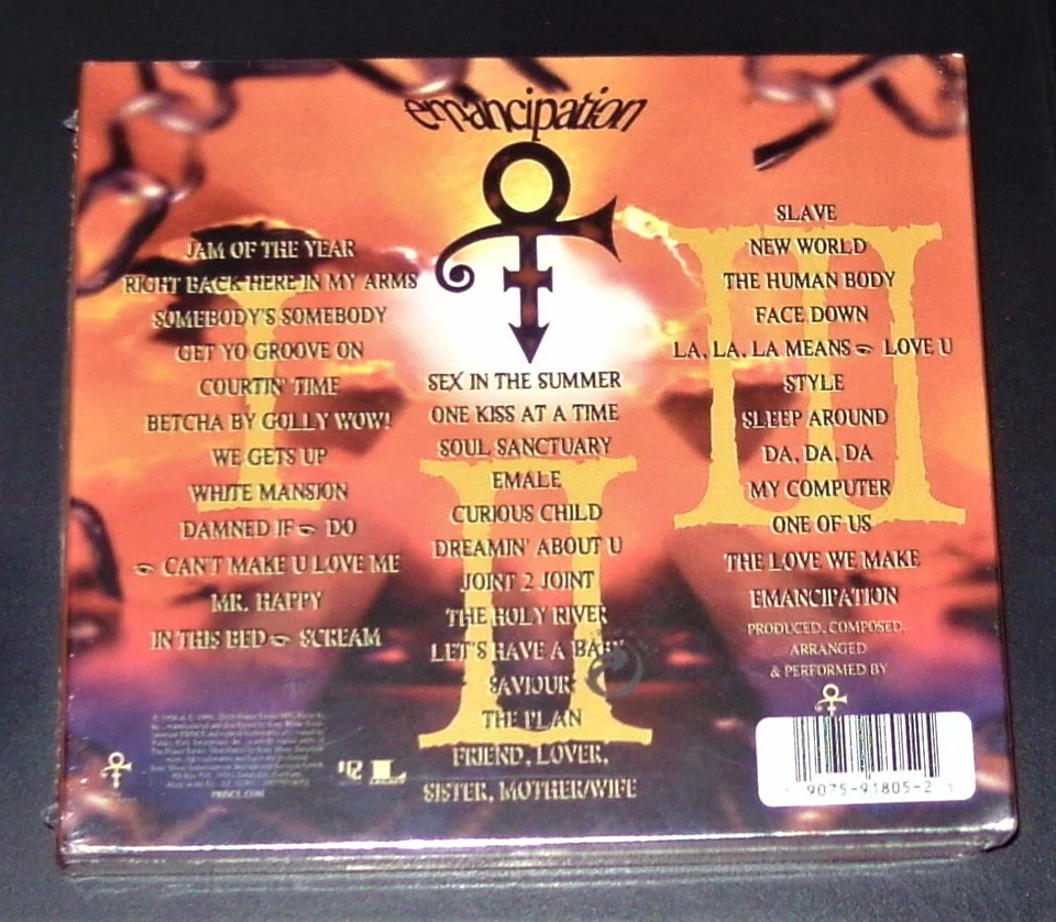 PRINCE EMANCIPATION 3 CD IM DIGIPAK / 3 STUNDEN MUSIK SCHNELLER VERSAND NEU &OVP - Bild 2 von 4