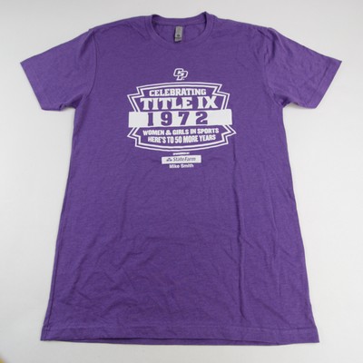 Cal Poly Mustangs Next Level Short Sleeve Shirt Men's Purple New