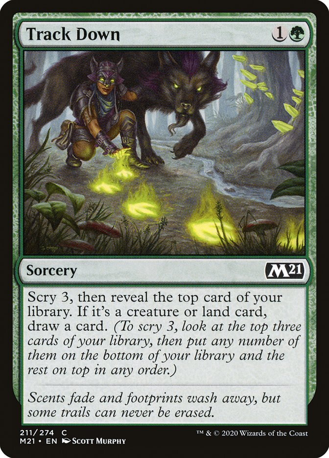 Magic the Gathering (mtg): M21: Track Down  (x 4)