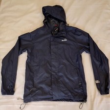 Peter Storm Rain Mack Size S Dark Blue Storm Shield With Hood Rain Mack