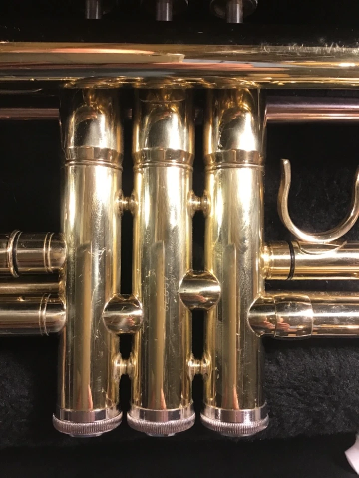 BLEDICIÓN BTR1277 TROMPETA ESTUDIANTE CON ESTUCHE, BOQUILLA Buen Estado Foto 2 de 4