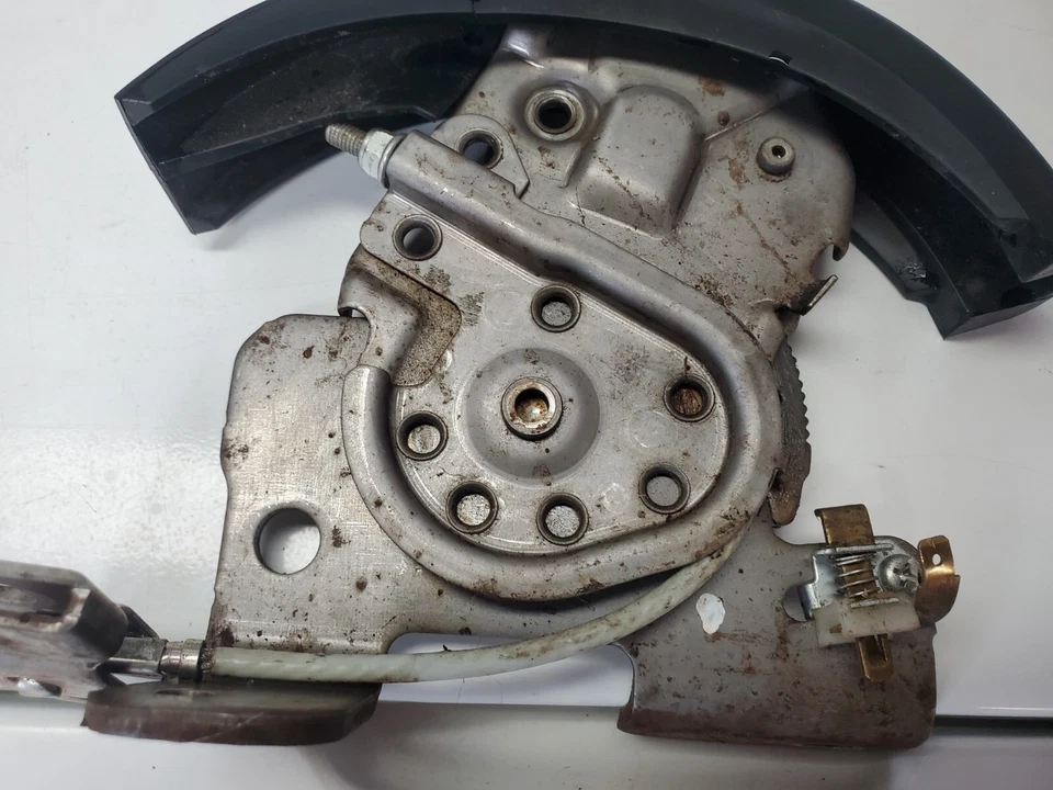 2008-2015 Mitsubishi Lancer Evolution Leather Parking Emergency Brake Assembly - Image 2 of 4