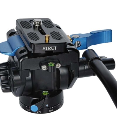 SIRUI VA-5X Fluid Video Lightweight Head w QR Plate for video shooting