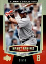 2003 Ultimate Collection Gold #29 Manny Ramirez #16/50 (REF 15687)