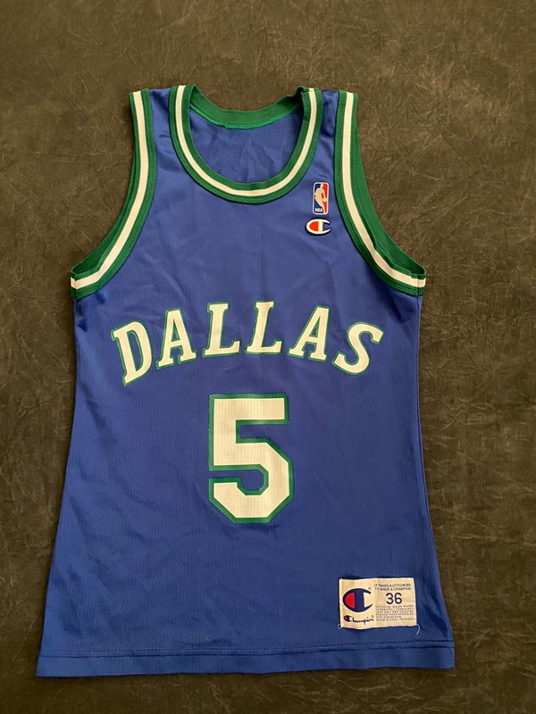 Jason Kidd NBA Champion Jersey #5 Dallas Mavericks Basketball Mens Size 36 S
