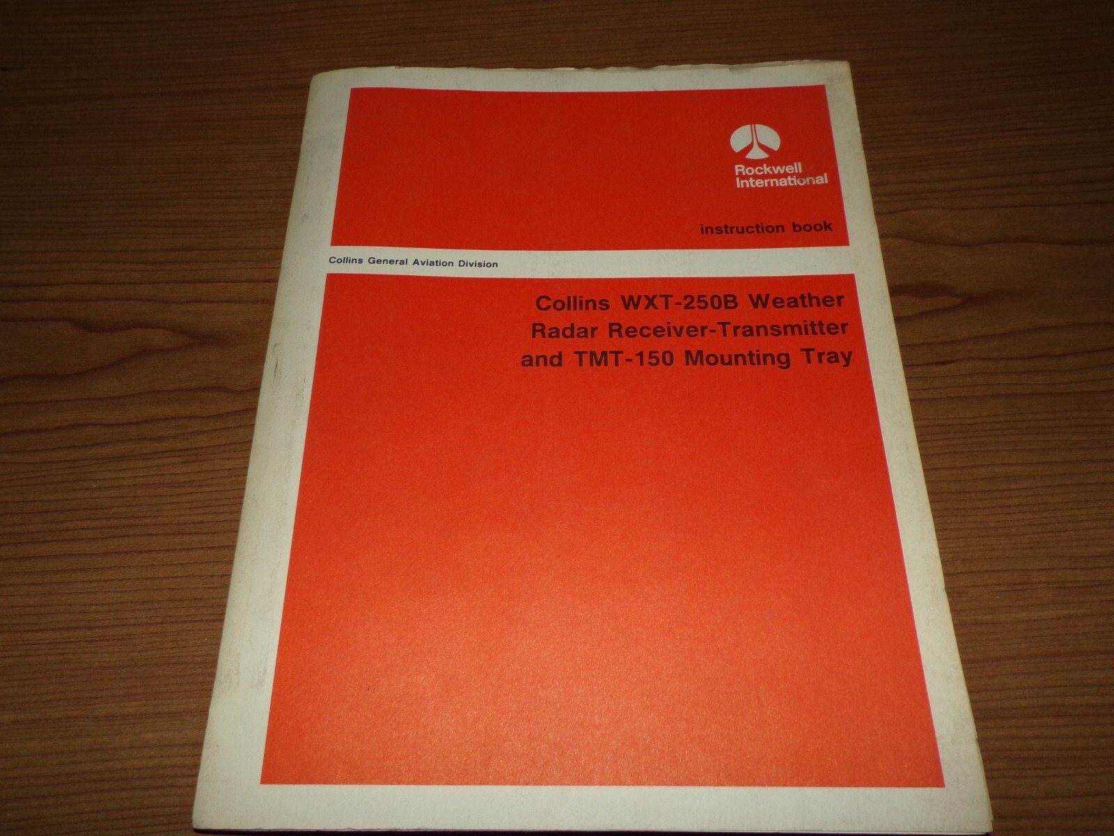 Collins Weather Radar WXT-250B and TMT-150 Tray Instruction Book | eBay