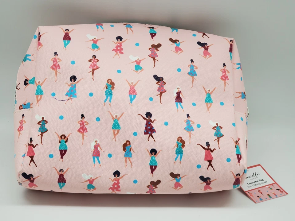 DIVERSIDAD Bolsa de Cosméticos de Viaje Estuche de Maquillaje Bolsa Organizador de Artículos de Aseo 9" x 7" x 3" Foto 2 de 3