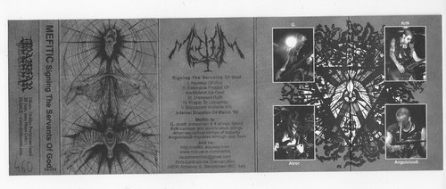 MEFITIC Signing Servants Of God 2009 CASSETTE France DK072 numbered EX+ Metal - Picture 3 of 5