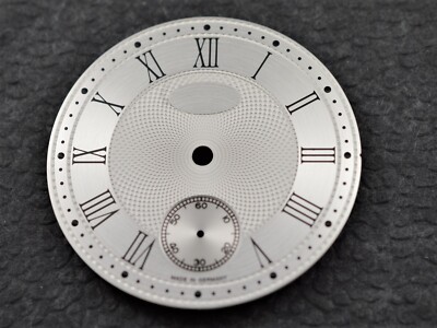 925 Sterling Silver Guilloche dial for ETA Unitas 6498 6498-1 6498-2