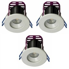3 x Robus 'Ramada' Dimmable LED Downlights 4000K - 6.7W (White)