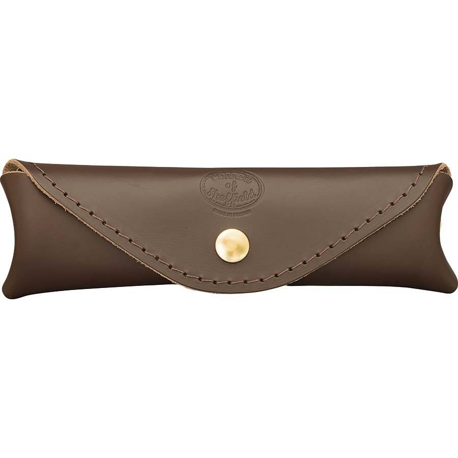 Handmade Brown Leather Spokeshave Wallet - 7.5 Inch - Connell of Sheffield