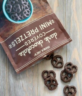 Trader Joe's Dark Chocolate Covered Mini Pretzels 12 oz | eBay