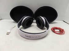 Rare Monster BEATS BY DRE Studio Wired Headphones 190003-00 White w/ case mint