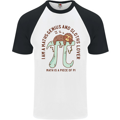 Fruit of the Loom Herren Baseball Maglietta S/S  Maths Genius 