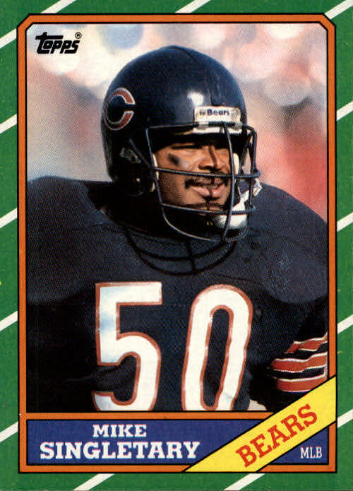 1986 Topps #24 Mike Singletary
