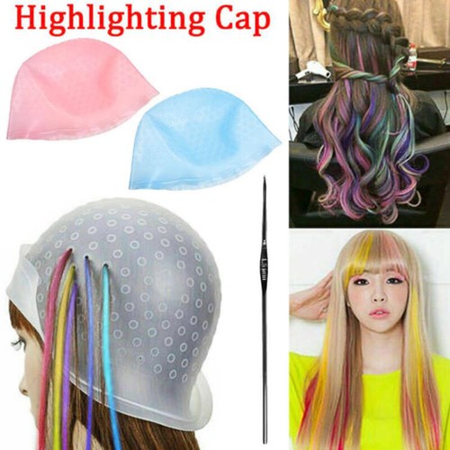1Pc Silicone Cap Hair Coloring 