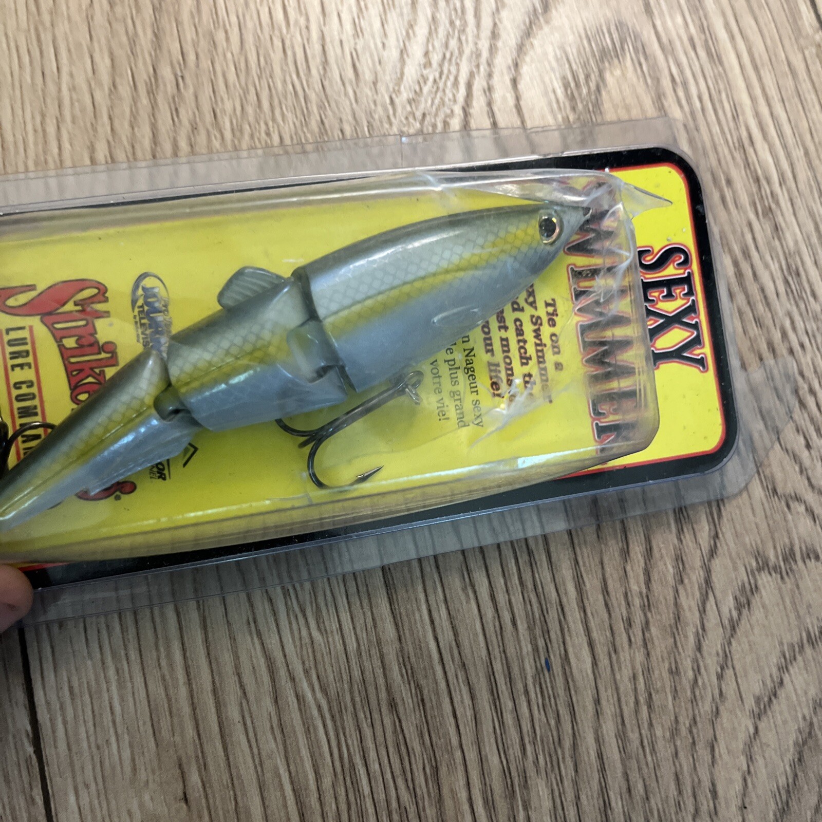 Discontinued Strike King Sexy Swimmer Jointed Swimbait- Sexy Blue Back Herring - Image 3